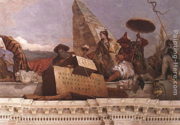 Giovanni Battista Tiepolo Apollo and the Continents [detail 6]